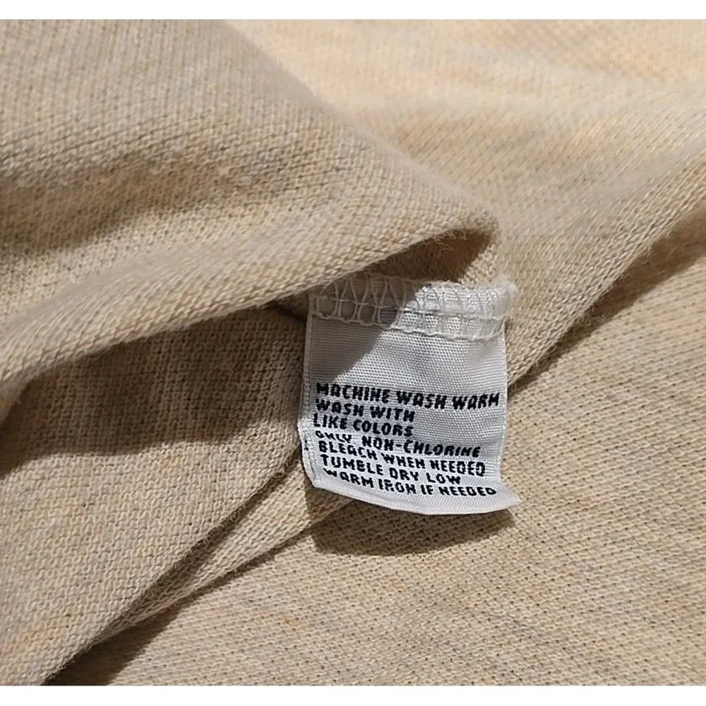 Polo Ralph Lauren Men's Polo XXL Cream Color‎ With Green Logo